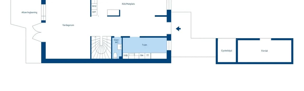 Floor plan for Frostgränd 44