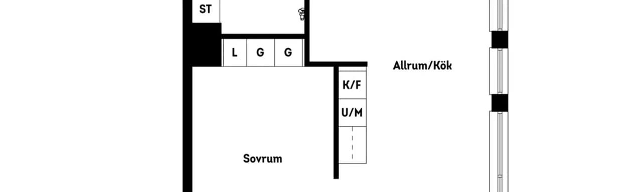 Planritning för Drottninggatan 6