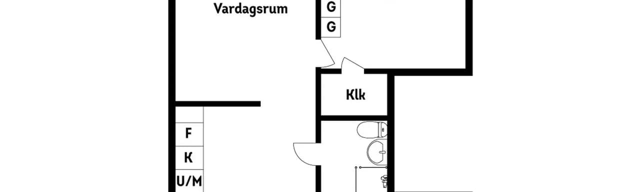 Planritning för Ingegatan 6G