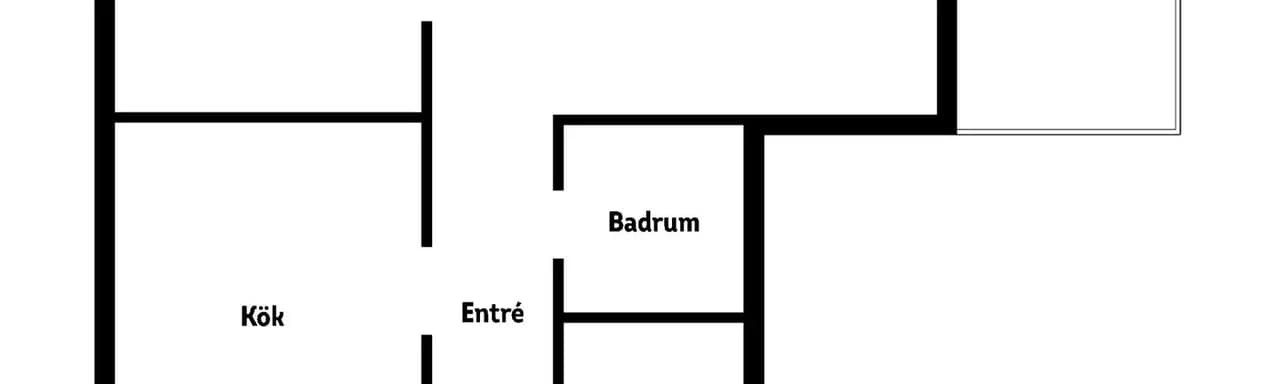 Floor plan for Fredriksgatan 8A