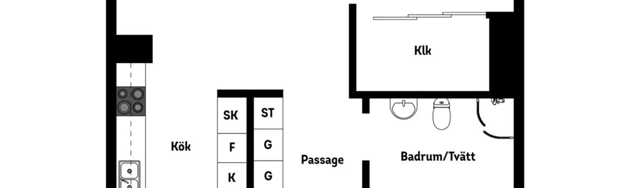Floor plan for Jupitervägen 4E