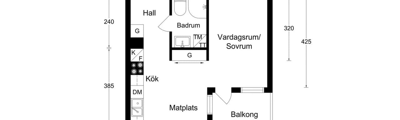 Floor plan for Fjällbo park 37