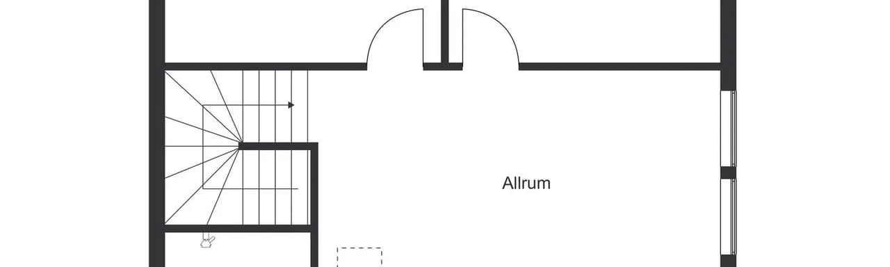 Floor plan for Djupdalsvägen 6C
