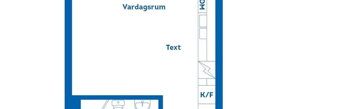 Floor plan for Ribbingsgatan 2B