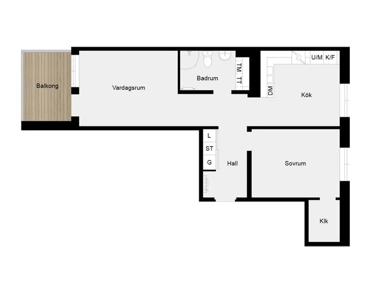 Floor plan for Kabelverksgatan 46