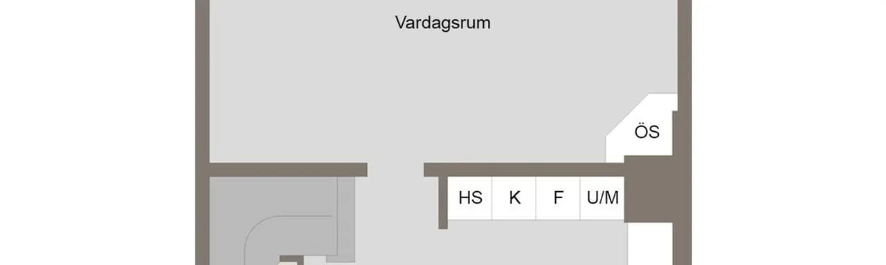 Floor plan for Widegatan 25