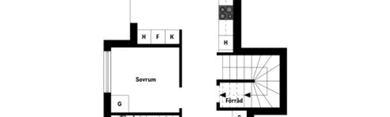 Planritning för Tant Gredelins väg 37A
