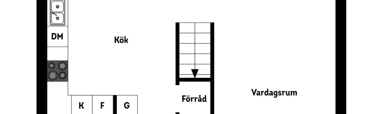 Floor plan for Björnbärsvägen 94