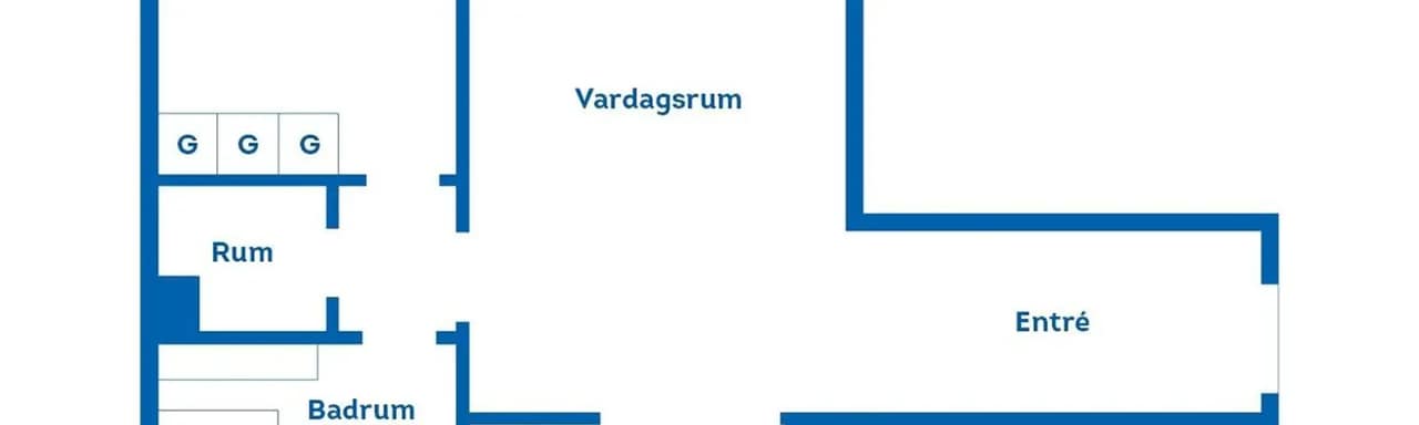 Planritning för Norra kopparslagargatan 13B