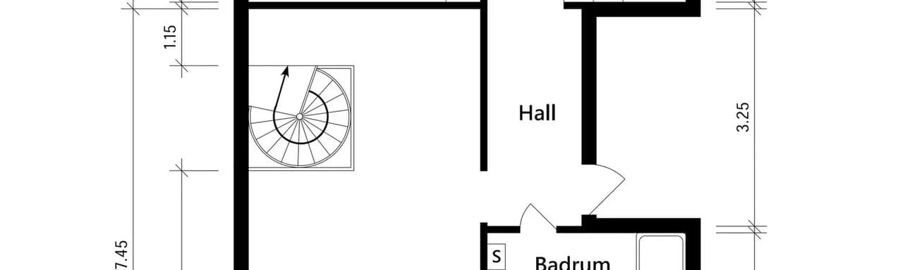 Floor plan for Hjällbogärdet 37