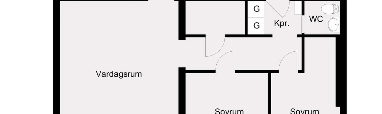 Floor plan for Älggatan 48D