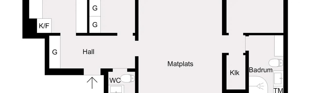 Floor plan for Limhamnsvägen 10B