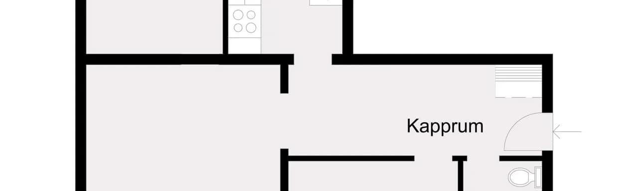 Floor plan for Berguvsgatan 13A