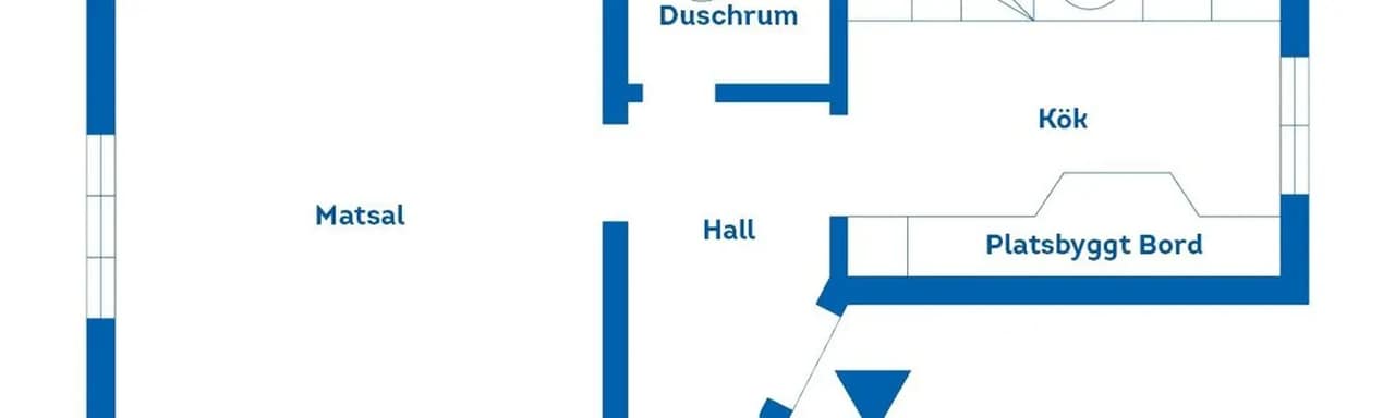 Planritning för Storsvängen 11B