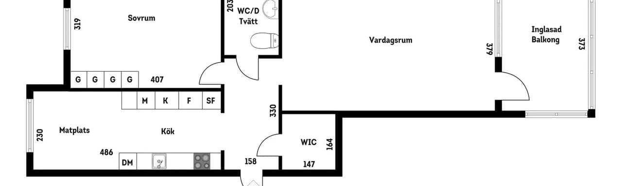 Planritning för Filipstadsbacken 64