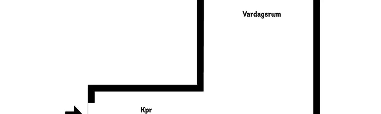 Planritning för Fricksgatan 3 B