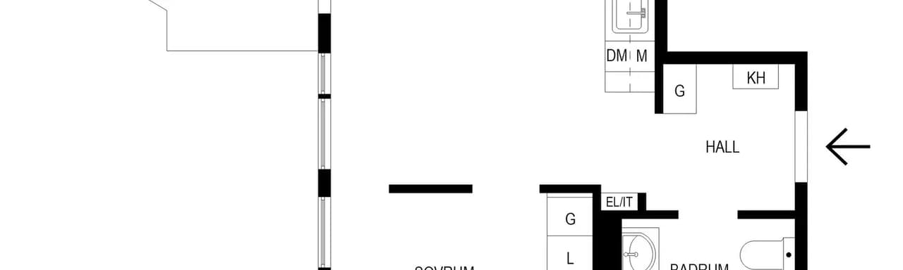 Floor plan for Forskningsringen 90B