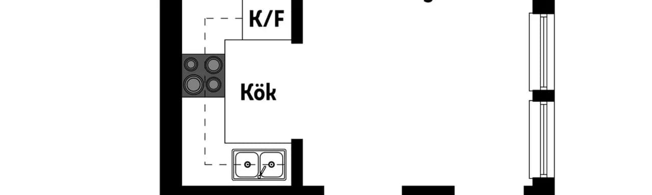 Floor plan for Södrabogränd 5