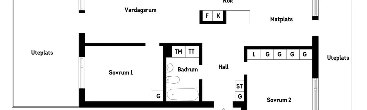 Planritning för Ågesta Broväg 63