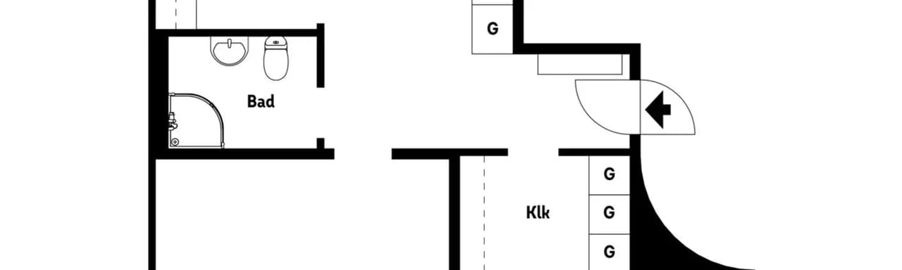 Floor plan for Storgatan 5B