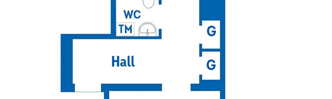 Floor plan for Eskilsgatan 21 B