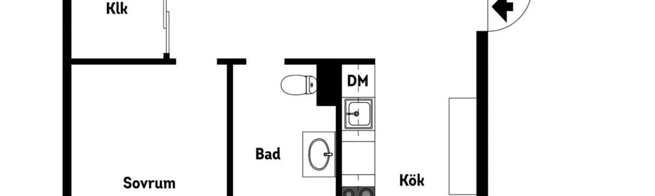 Floor plan for Österleden 54C