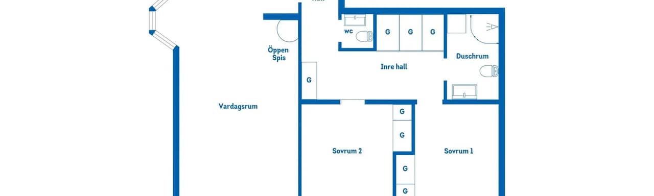 Planritning för Skolgatan 15A