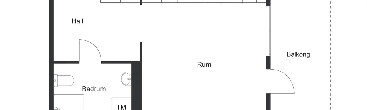 Planritning för Förrådsvägen 22
