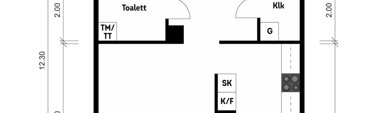 Floor plan for Salviadalen 22
