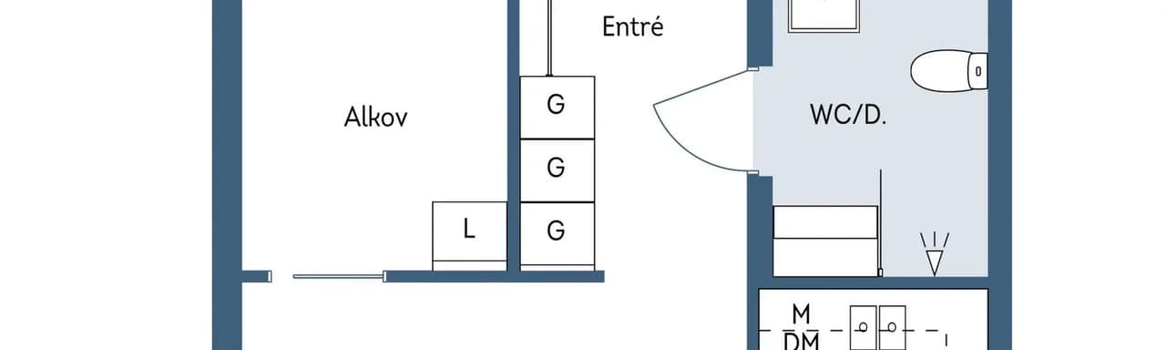 Floor plan for Liedbergsgatan 2