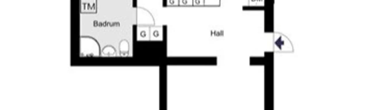 Planritning för Vidargatan 43