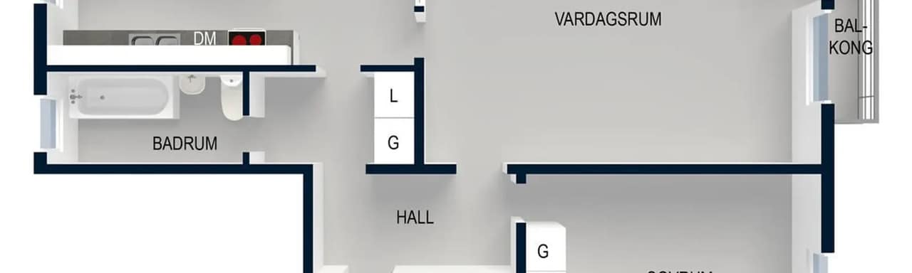 Planritning för Axbergsgränd 15, 1tr