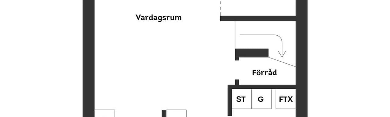 Floor plan for Västra vägen 41C