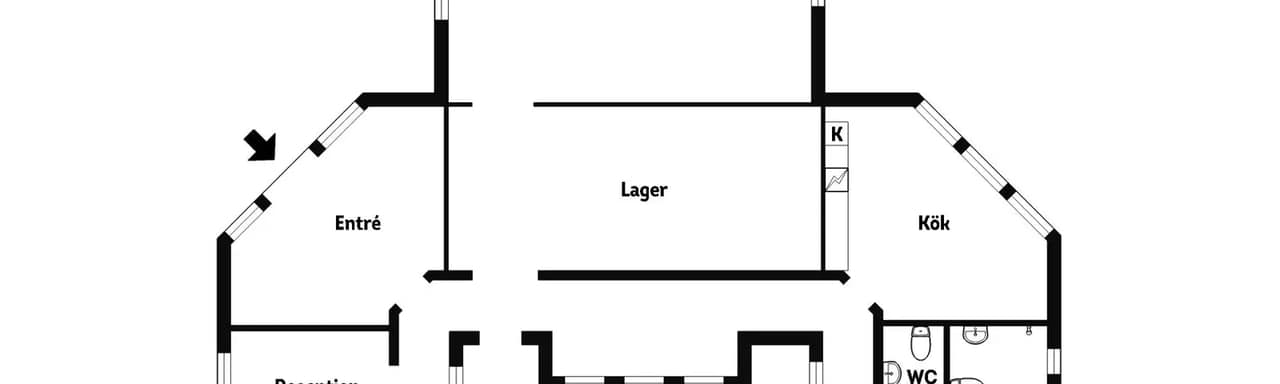 Planritning för Kranvägen 11
