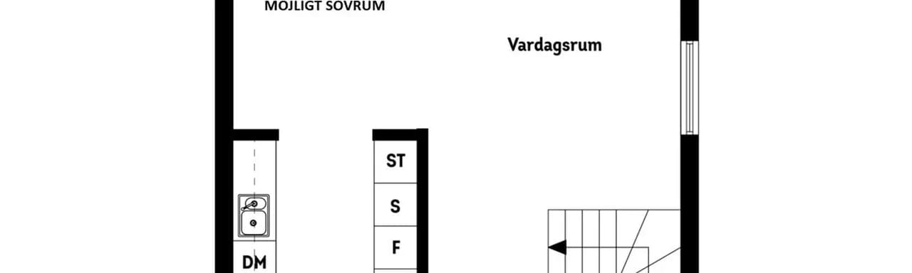 Floor plan for Tegelvägen 1H