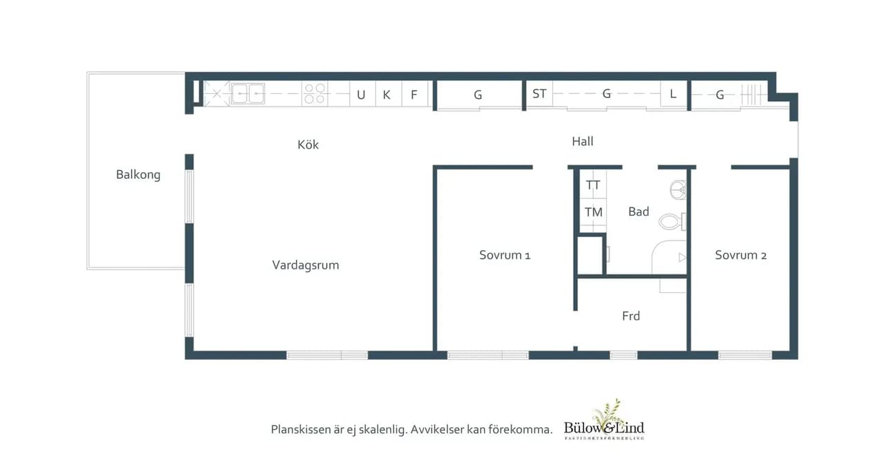 Floor plan for Folketshusvägen 3