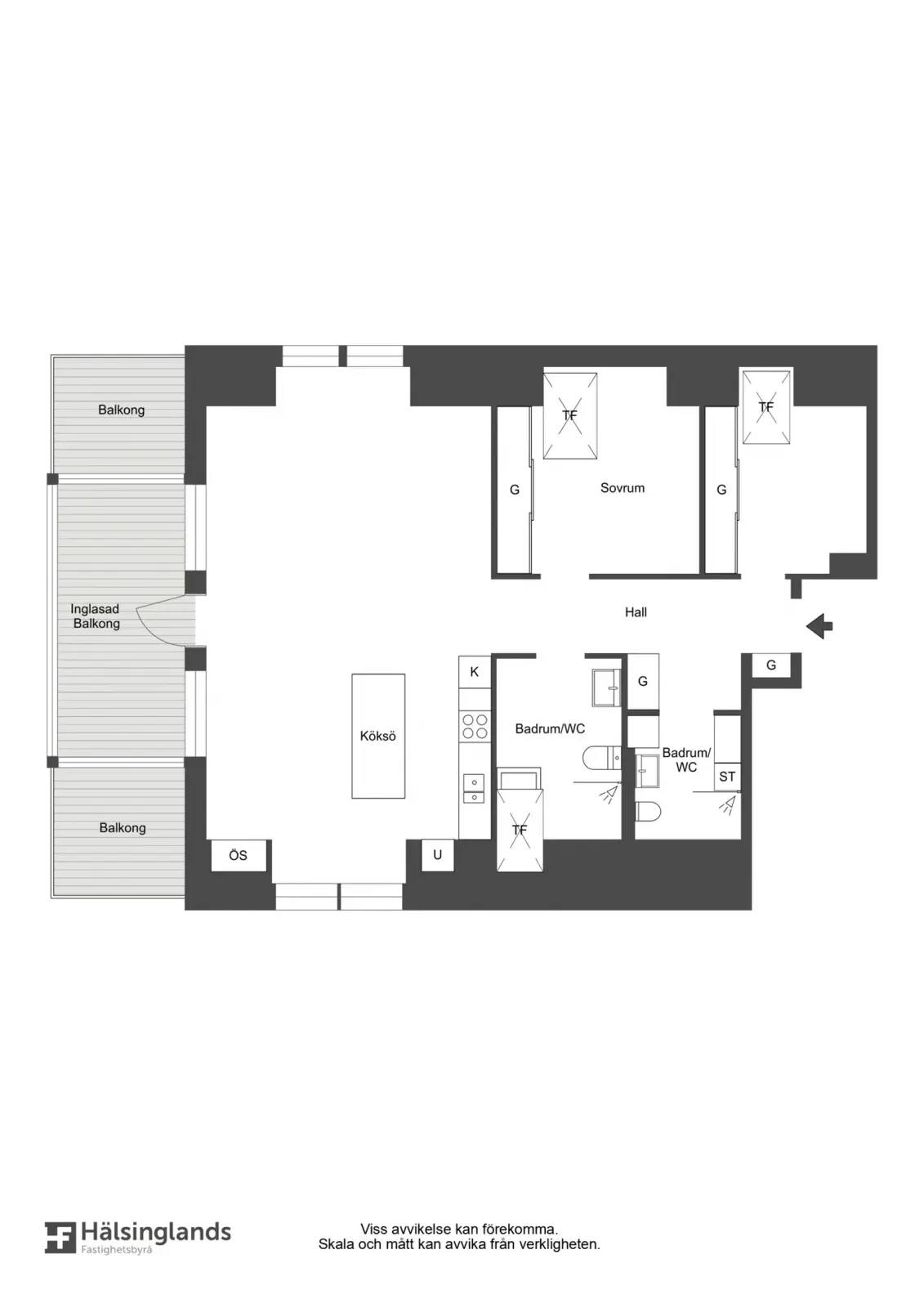 Planritning för Galjonsgatan 3