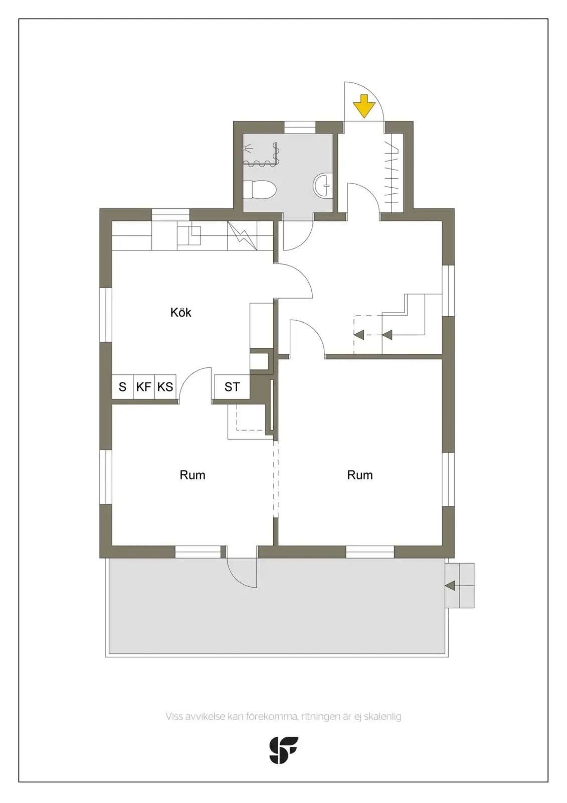Planritning för Sjöhåla 310
