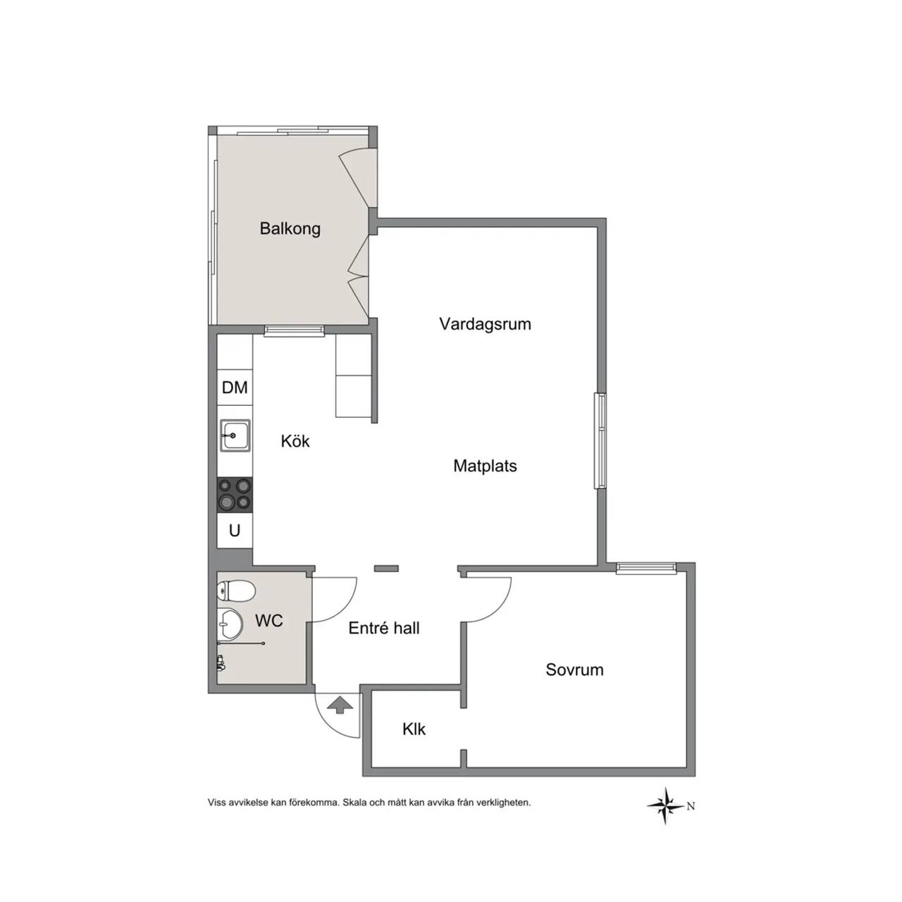 Floor plan for Tåmarksgatan 2