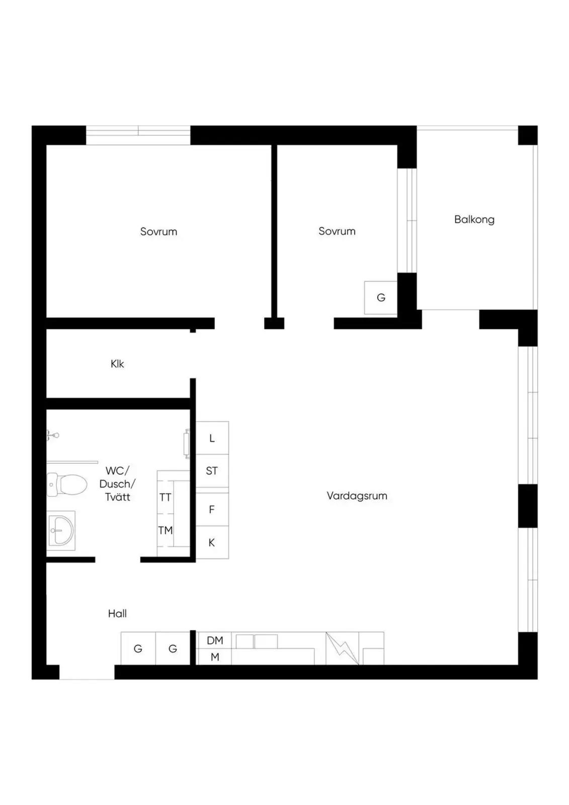 Planritning för Grafikergatan 33
