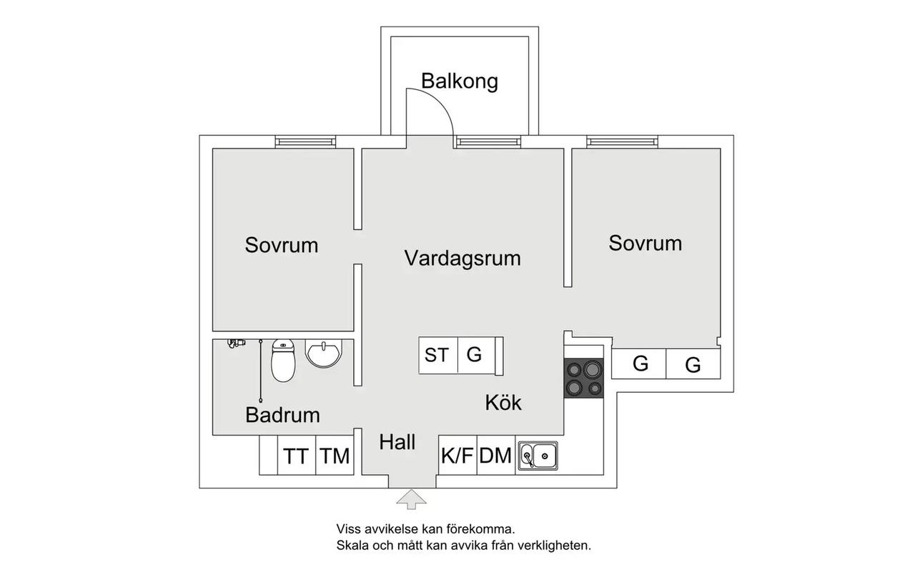 Planritning för Årstavägen 7