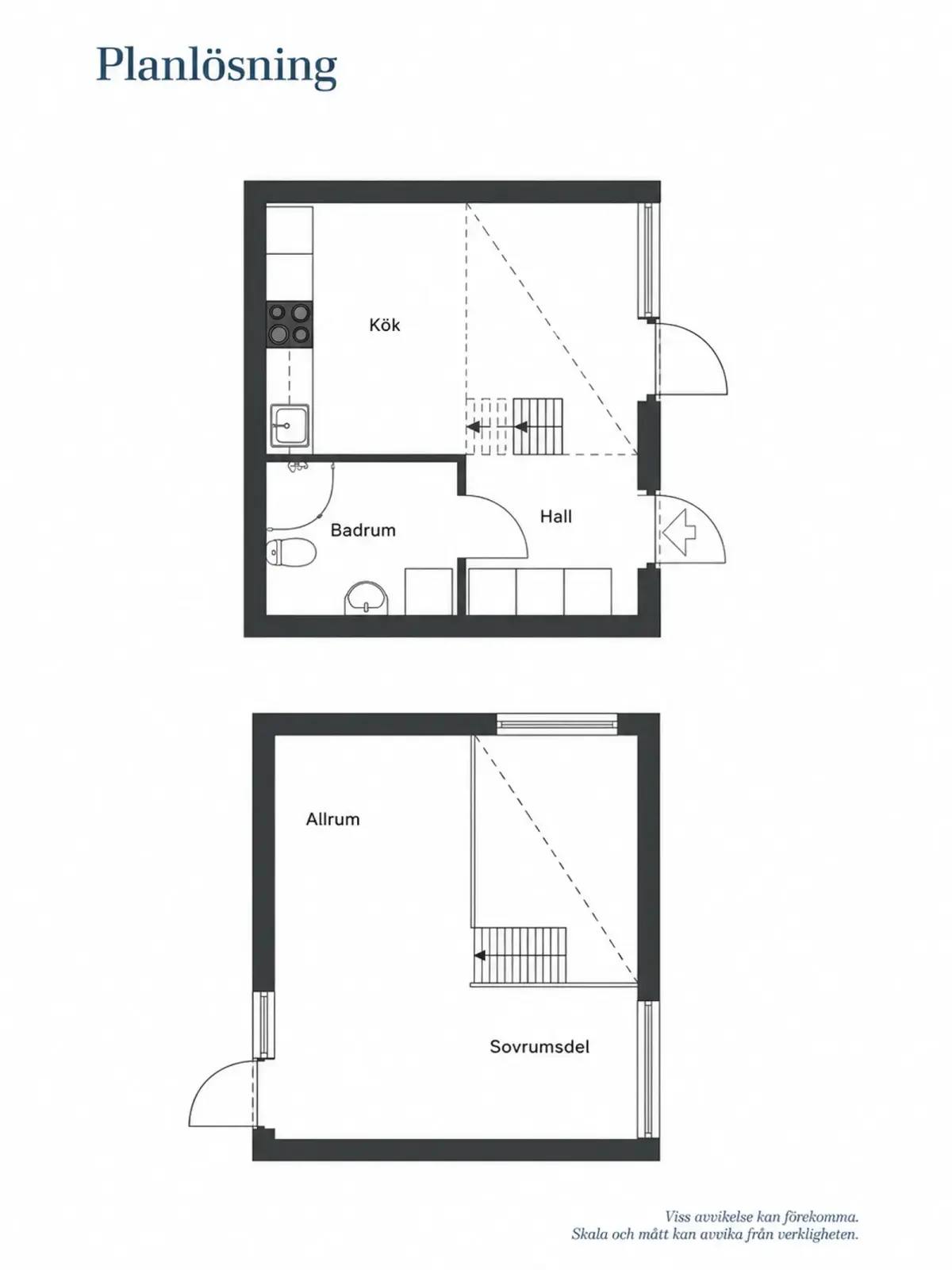 Floor plan for Åbroddsvägen 5C