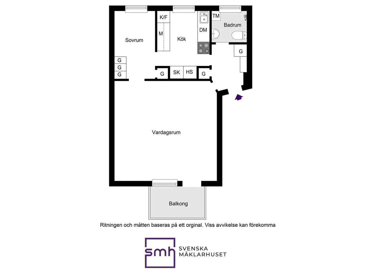 Floor plan for Riksbyvägen 26