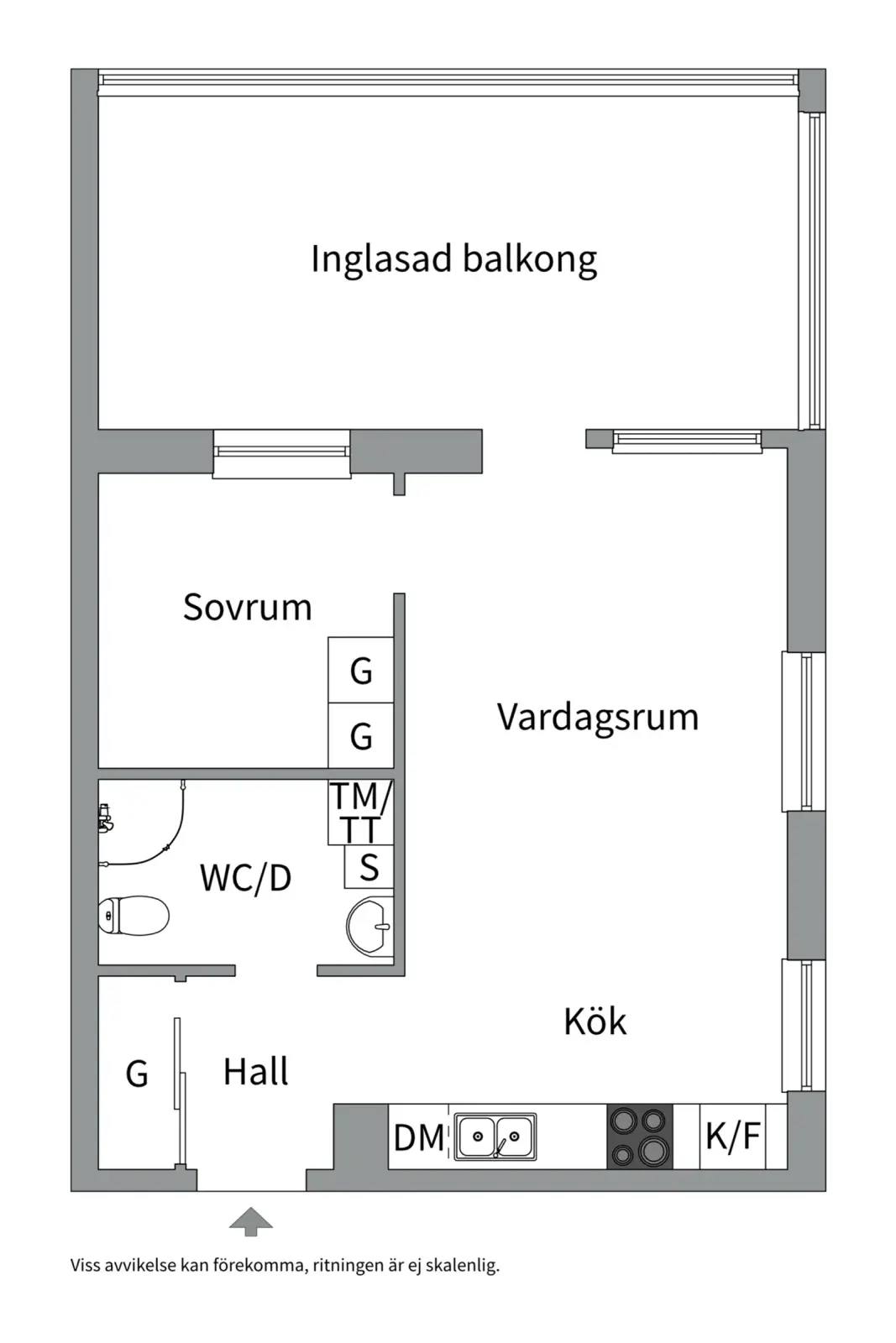 Planritning för Henry Wemans väg 10
