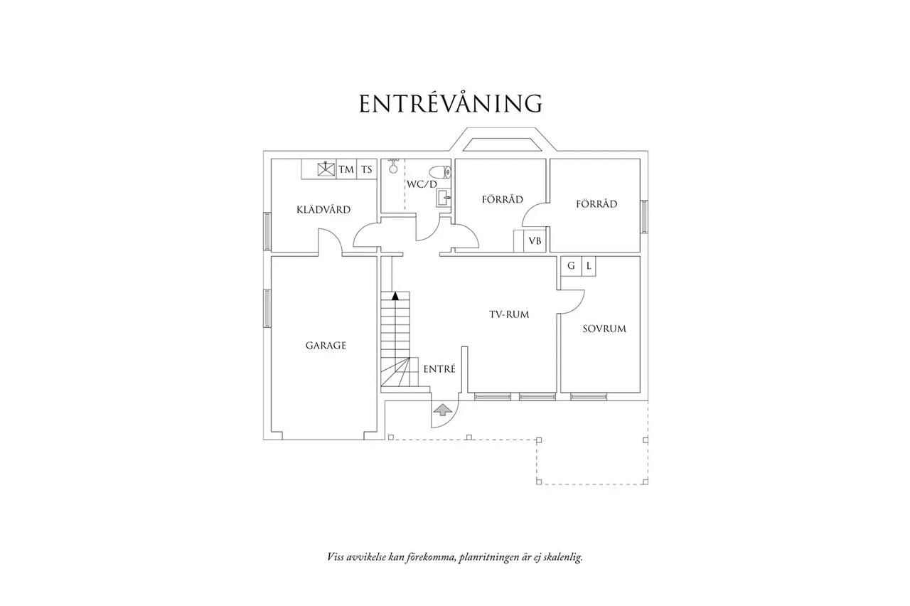 Floor plan for Västra Kopparkärrsvägen 14