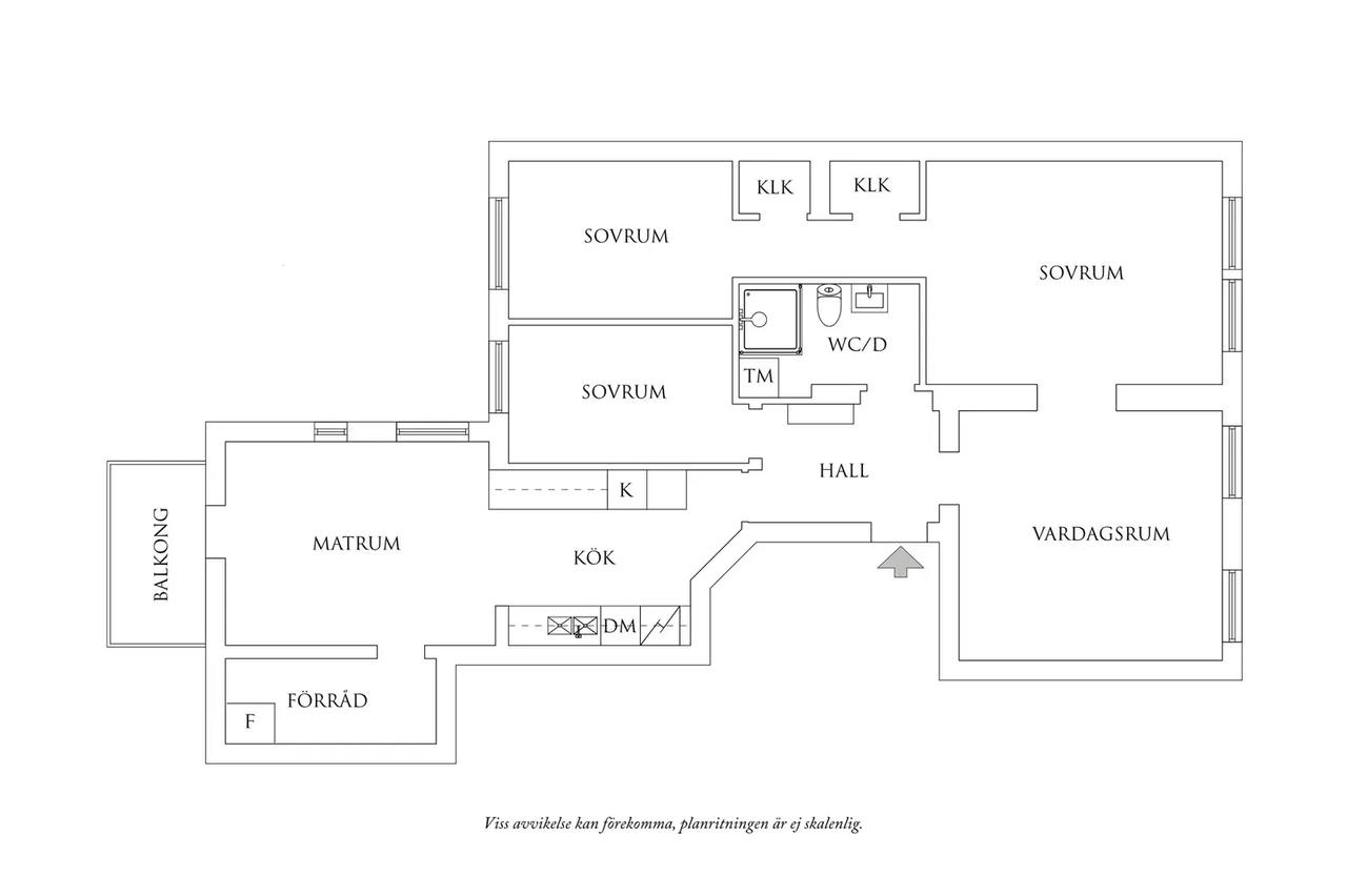 Floor plan for Stureplatsen 2