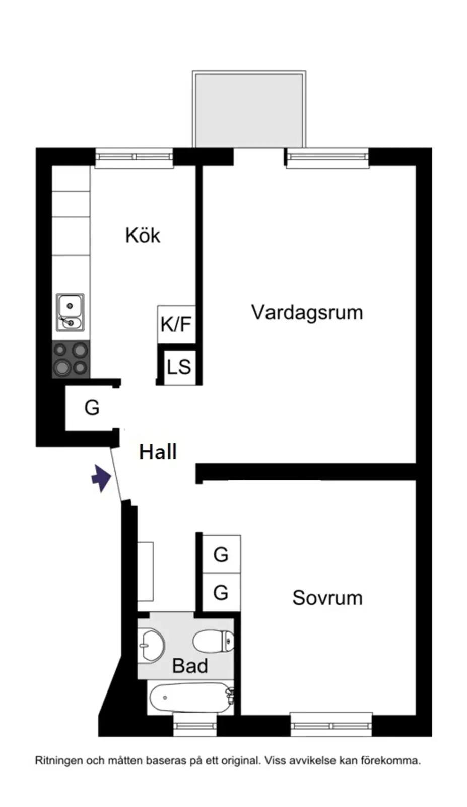 Floor plan for Sparbanksvägen 46
