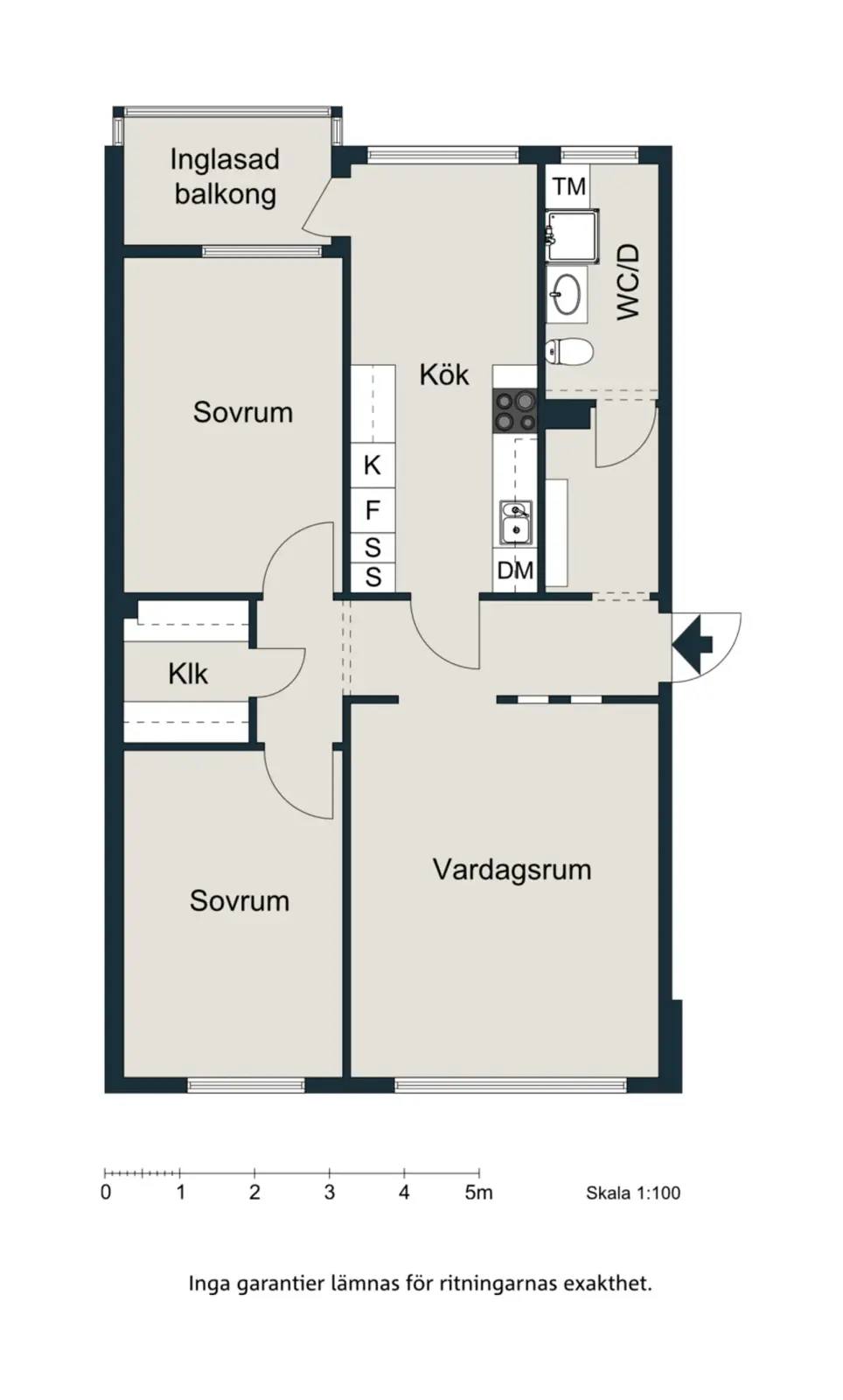 Floor plan for Djurängsvägen 39B