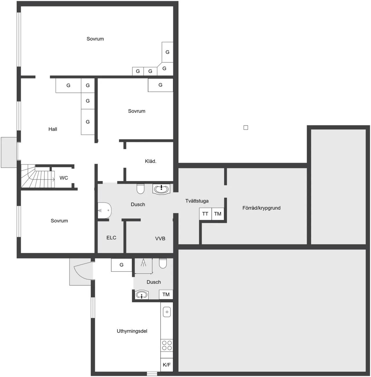 Floor plan for Rödhakevägen 4