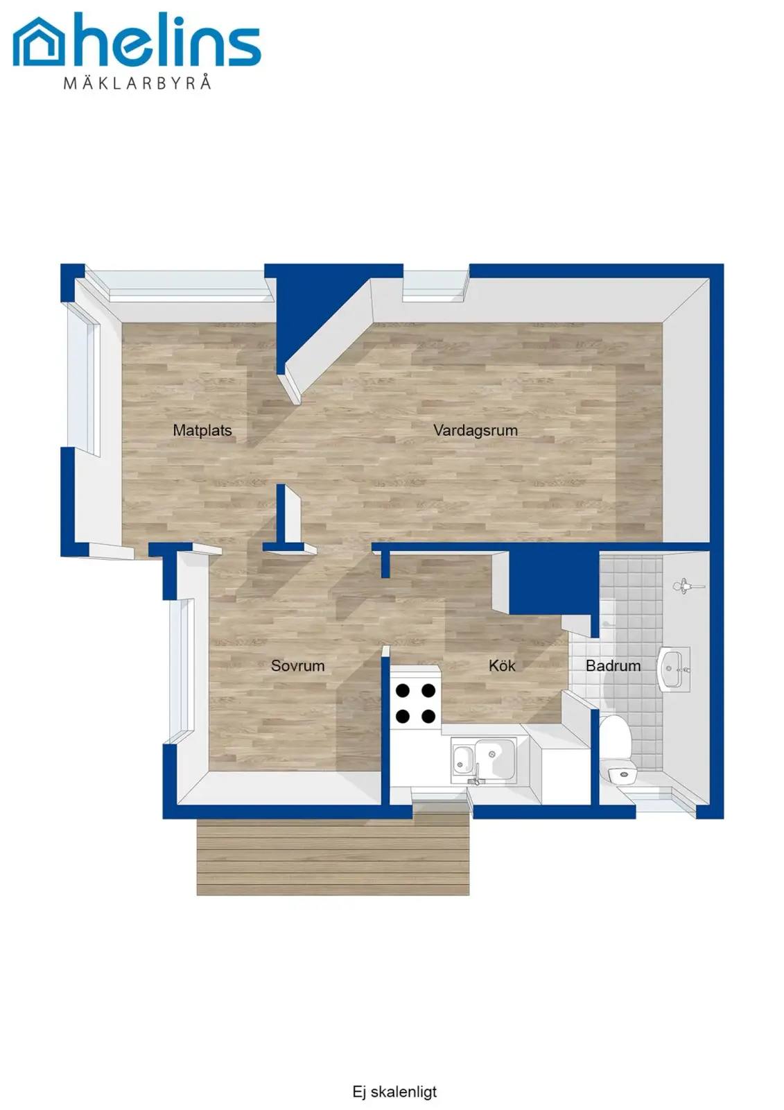 Floor plan for Backsippegången 211